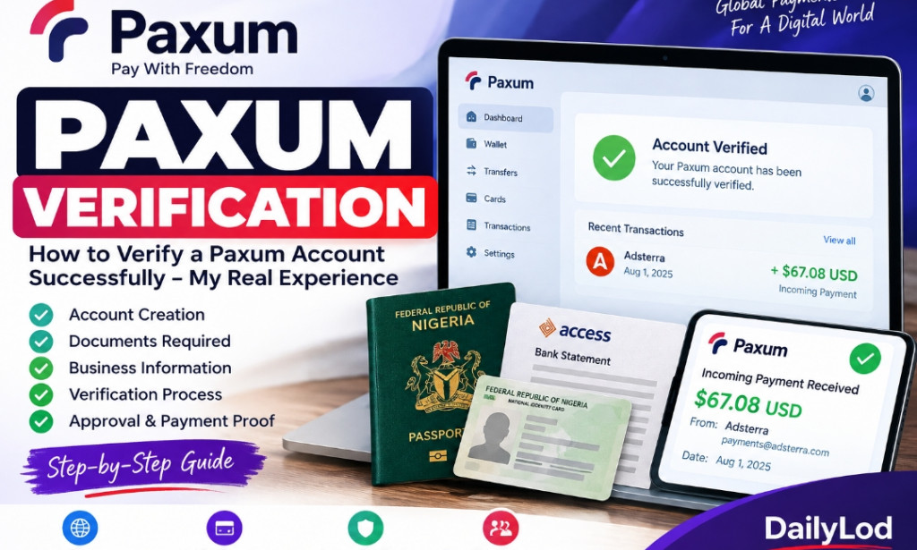 Paxum Verification: How to Verify a Paxum Account Successfully – My Real Experience