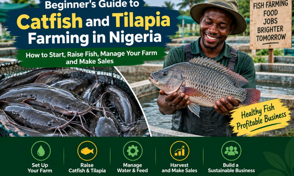 Catfish and Tilapia Farming in Nigeria: Complete Beginner’s Guide